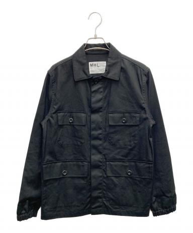 中古・古着通販】MHL (エムエイチエル) ワークジャケット ブラック