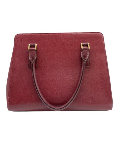 BURBERRY（バーバリー）BURBERRY (バーバリー) トートバッグ ボルドーの古着・服飾アイテム