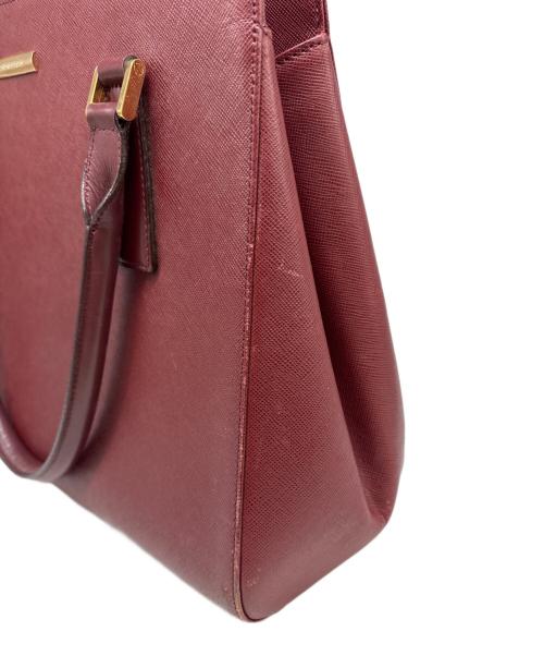 BURBERRY（バーバリー）BURBERRY (バーバリー) トートバッグ ボルドーの古着・服飾アイテム