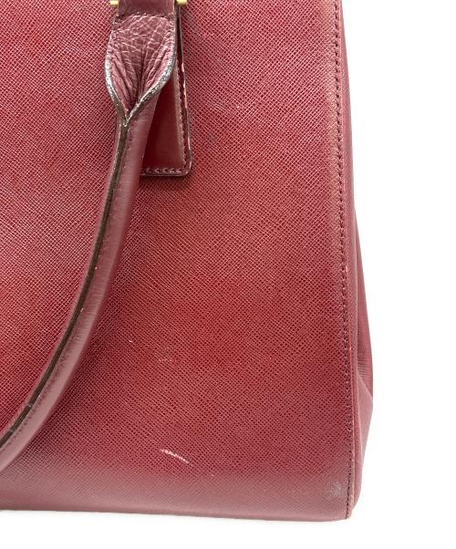 BURBERRY（バーバリー）BURBERRY (バーバリー) トートバッグ ボルドーの古着・服飾アイテム