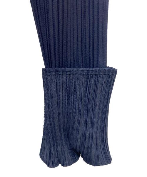 PLEATS PLEASE（プリーツプリーズ）PLEATS PLEASE (プリーツプリーズ) カーディガン ネイビー サイズ:SIZE 3の古着・服飾アイテム