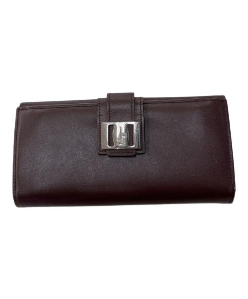 Salvatore Ferragamo（サルヴァトーレ フェラガモ）Salvatore Ferragamo (サルヴァトーレ フェラガモ) 長財布 ブラウンの古着・服飾アイテム