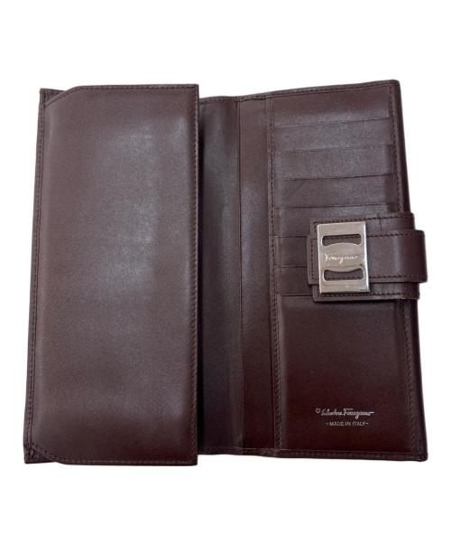 Salvatore Ferragamo（サルヴァトーレ フェラガモ）Salvatore Ferragamo (サルヴァトーレ フェラガモ) 長財布 ブラウンの古着・服飾アイテム