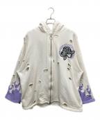 GALFY×KRYclothingガルフィー×ケリークロージング）の古着「パーカー」｜ホワイト