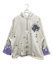 GALFY×KRYclothing（ガルフィー×ケリークロージング）の古着「パーカー」｜ホワイト
