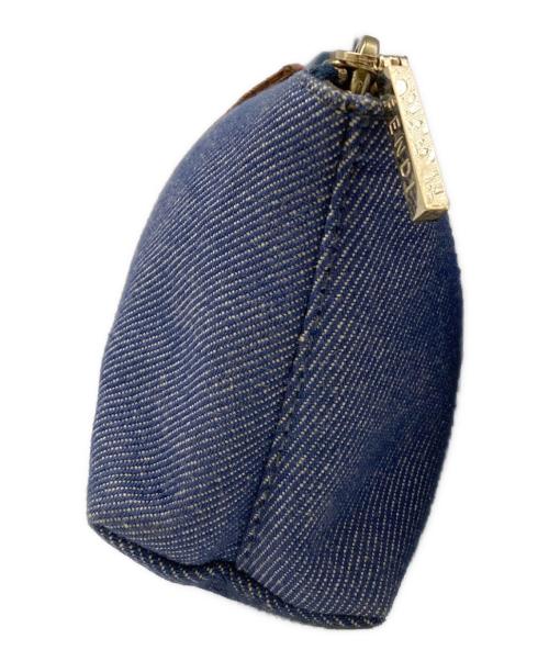 FENDI（フェンディ）FENDI (フェンディ) ミニポーチ ネイビーの古着・服飾アイテム