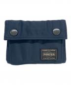 PORTERポーター）の古着「3つ折り財布」｜ネイビー