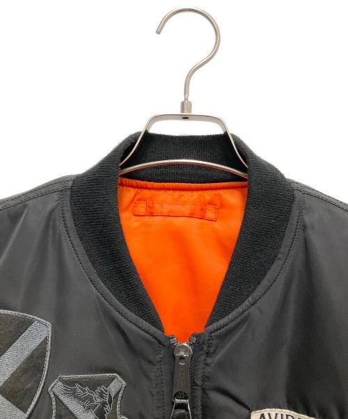 AVIREX（アヴィレックス）AVIREX (アヴィレックス) MA-1ジャケット ブラック サイズ:SIZE XLの古着・服飾アイテム