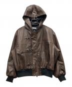 JOURNAL STANDARDジャーナルスタンダード）の古着「フェイクレザージャケット」｜ブラウン