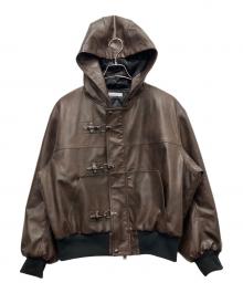 JOURNAL STANDARD（ジャーナルスタンダード）の古着「フェイクレザージャケット」｜ブラウン