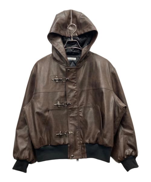 JOURNAL STANDARD（ジャーナルスタンダード）JOURNAL STANDARD (ジャーナルスタンダード) フェイクレザージャケット ブラウン サイズ:SIZE Mの古着・服飾アイテム