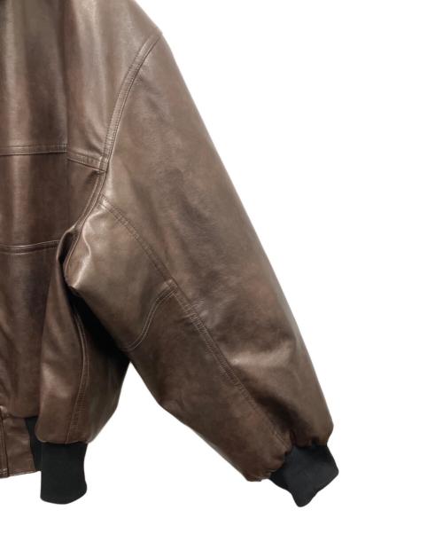 JOURNAL STANDARD（ジャーナルスタンダード）JOURNAL STANDARD (ジャーナルスタンダード) フェイクレザージャケット ブラウン サイズ:SIZE Mの古着・服飾アイテム