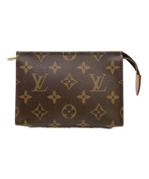 LOUIS VUITTON（ルイ ヴィトン）LOUIS VUITTON (ルイ ヴィトン) ポシェット･トワレット 15 ブラウンの古着・服飾アイテム