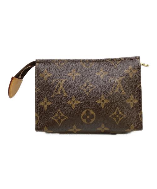 LOUIS VUITTON（ルイ ヴィトン）LOUIS VUITTON (ルイ ヴィトン) ポシェット･トワレット 15 ブラウンの古着・服飾アイテム