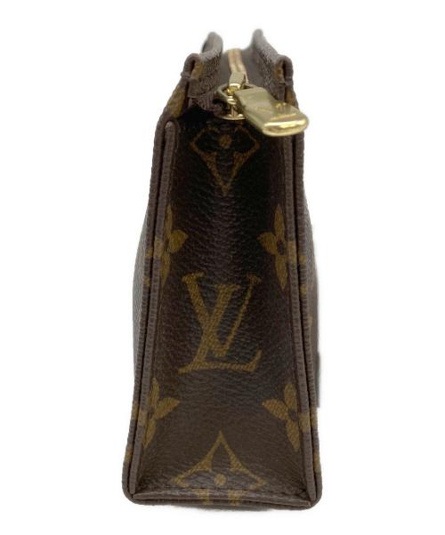 LOUIS VUITTON（ルイ ヴィトン）LOUIS VUITTON (ルイ ヴィトン) ポシェット･トワレット 15 ブラウンの古着・服飾アイテム