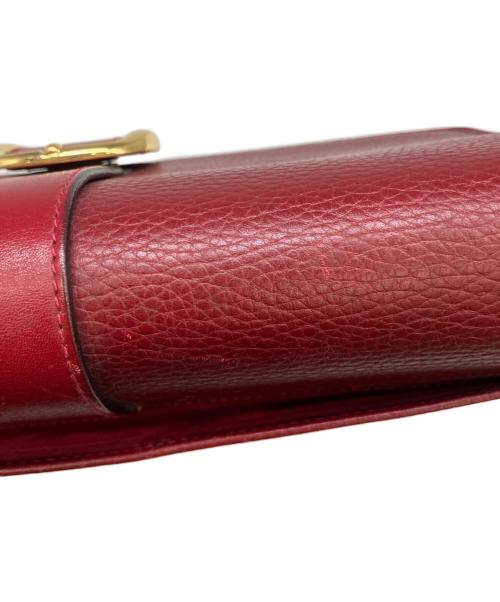 GUCCI（グッチ）GUCCI (グッチ) ショルダーバッグ レッドの古着・服飾アイテム