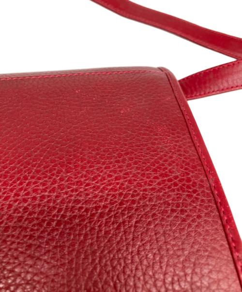 GUCCI（グッチ）GUCCI (グッチ) ショルダーバッグ レッドの古着・服飾アイテム