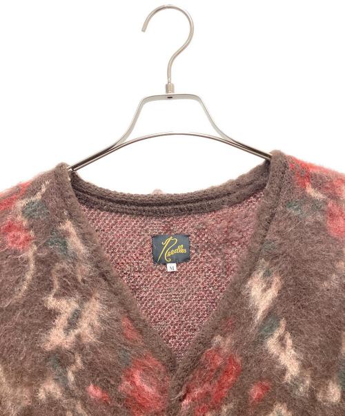 Needles（ニードルズ）Needles (ニードルズ) モヘアカーディガン ブラウン サイズ:SIZE Mの古着・服飾アイテム