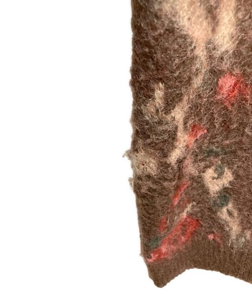 Needles（ニードルズ）Needles (ニードルズ) モヘアカーディガン ブラウン サイズ:SIZE Mの古着・服飾アイテム