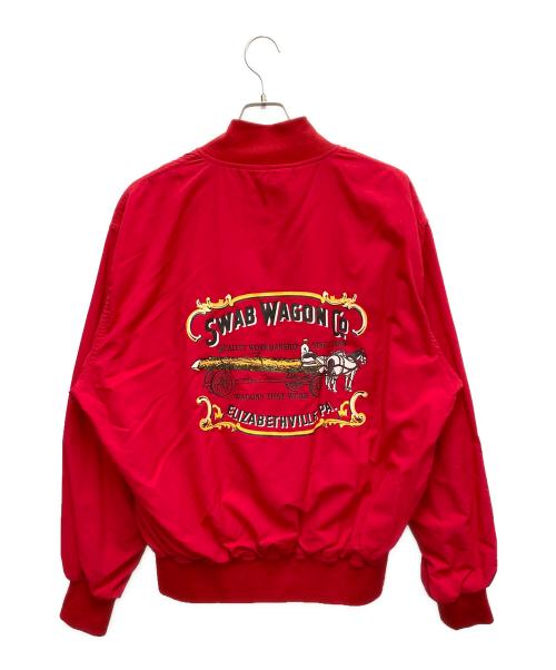 GAME SPORTSWEAR（ゲームスポーツウェア）GAME SPORTSWEAR (ゲームスポーツウェア) アワードジャケット レッド サイズ:SIZE XLの古着・服飾アイテム