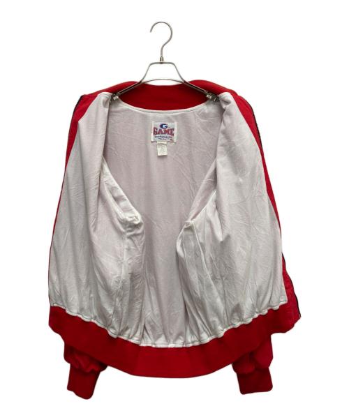 GAME SPORTSWEAR（ゲームスポーツウェア）GAME SPORTSWEAR (ゲームスポーツウェア) アワードジャケット レッド サイズ:SIZE XLの古着・服飾アイテム