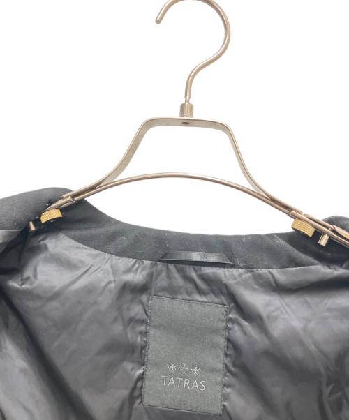 TATRAS（タトラス）TATRAS (タトラス) ノーカラーダウンジャケット ブラック サイズ:SIZE01の古着・服飾アイテム