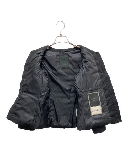 TATRAS（タトラス）TATRAS (タトラス) ノーカラーダウンジャケット ブラック サイズ:SIZE01の古着・服飾アイテム
