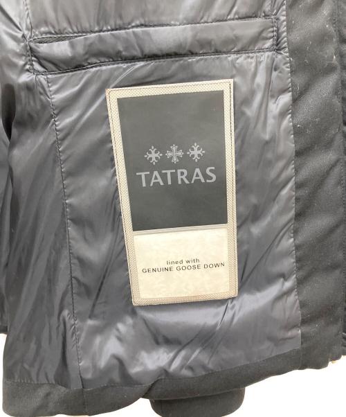TATRAS（タトラス）TATRAS (タトラス) ノーカラーダウンジャケット ブラック サイズ:SIZE01の古着・服飾アイテム