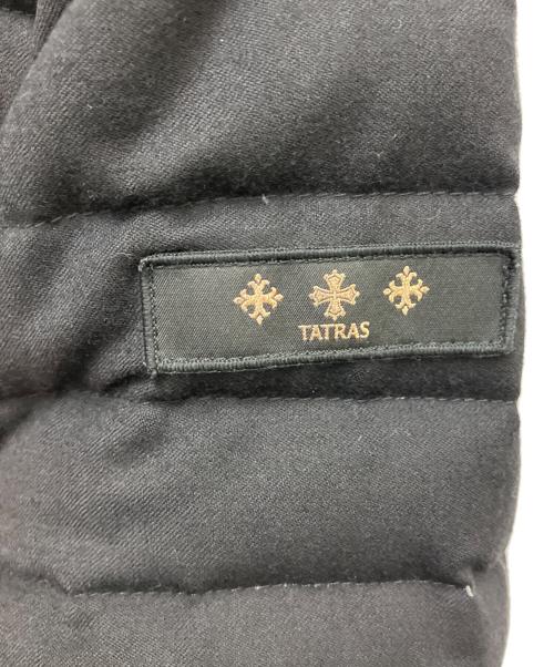 TATRAS（タトラス）TATRAS (タトラス) ノーカラーダウンジャケット ブラック サイズ:SIZE01の古着・服飾アイテム