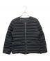 TATRAS（タトラス）の古着「ノーカラーダウンジャケット」｜ブラック
