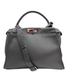 FENDI（フェンディ）の古着「2WAYショルダーバッグ」｜グレー