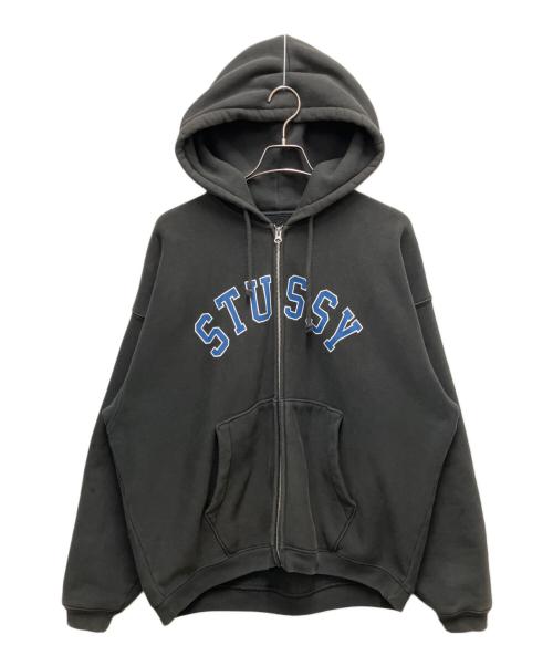 stussy（ステューシー）stussy (ステューシー) ジップパーカー グレー サイズ:SIZE Lの古着・服飾アイテム