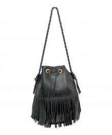 J&M DAVIDSON（ジェイ＆エム デヴィッドソン）の古着「巾着バッグ」｜ブラック