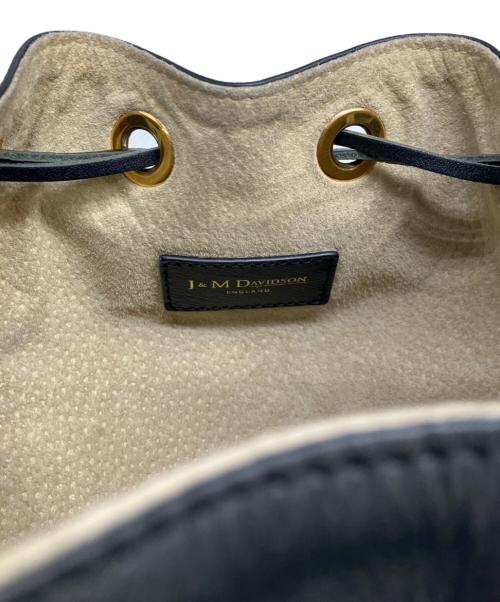 J&M DAVIDSON（ジェイ＆エム デヴィッドソン）J&M DAVIDSON (ジェイ＆エム デヴィッドソン) 巾着バッグ ブラックの古着・服飾アイテム
