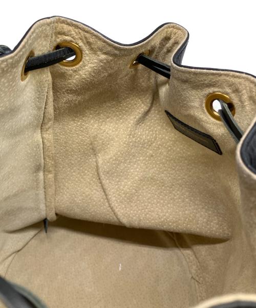 J&M DAVIDSON（ジェイ＆エム デヴィッドソン）J&M DAVIDSON (ジェイ＆エム デヴィッドソン) 巾着バッグ ブラックの古着・服飾アイテム