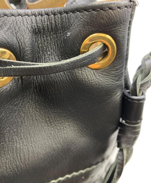 J&M DAVIDSON（ジェイ＆エム デヴィッドソン）J&M DAVIDSON (ジェイ＆エム デヴィッドソン) 巾着バッグ ブラックの古着・服飾アイテム