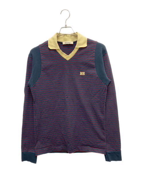 WALES BONNER（ウェールズボナー）WALES BONNER (ウェールズボナー) sonic polo shirt ネイビー サイズ:SIZE Mの古着・服飾アイテム