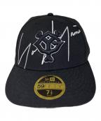 New Era×YOHJI YAMAMOTOニューエラ×ヨウジヤマモト）の古着「キャップ」｜ブラック