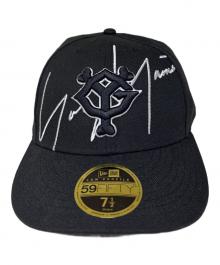 New Era×YOHJI YAMAMOTO（ニューエラ×ヨウジヤマモト）の古着「キャップ」｜ブラック