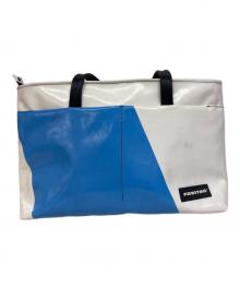FREITAG（フライターグ）の古着「2wayトートバッグ」｜ホワイト×ブルー
