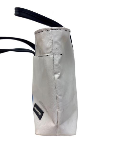 FREITAG（フライターグ）FREITAG (フライターグ) 2wayトートバッグ ホワイト×ブルーの古着・服飾アイテム