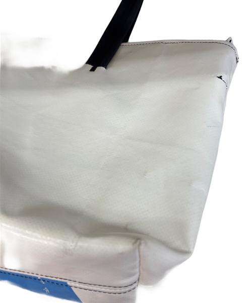 FREITAG（フライターグ）FREITAG (フライターグ) 2wayトートバッグ ホワイト×ブルーの古着・服飾アイテム