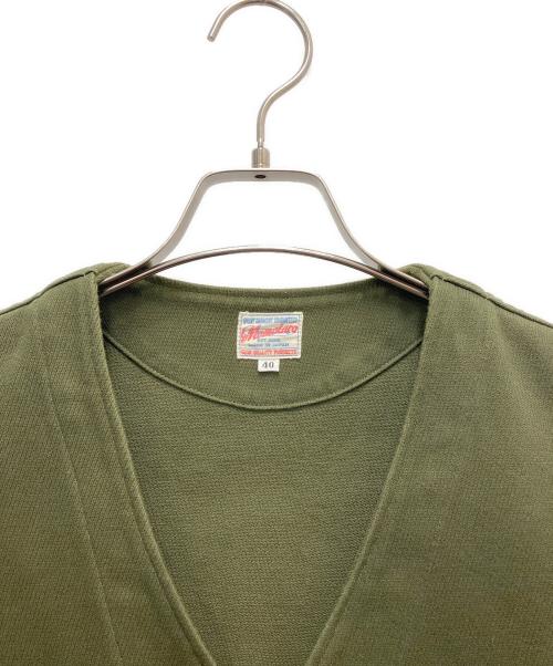 MOMOTARO JEANS（桃太郎ジーンズ）MOMOTARO JEANS (桃太郎ジーンズ) ワークベスト オリーブ サイズ:SIZE40の古着・服飾アイテム