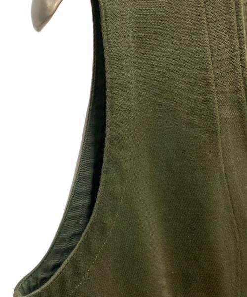 MOMOTARO JEANS（桃太郎ジーンズ）MOMOTARO JEANS (桃太郎ジーンズ) ワークベスト オリーブ サイズ:SIZE40の古着・服飾アイテム