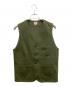 MOMOTARO JEANS（桃太郎ジーンズ）の古着「ワークベスト」｜オリーブ
