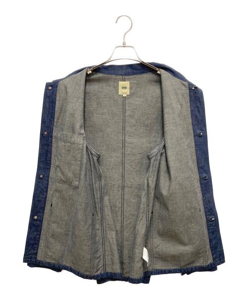 F.O.B FACTORY（エフオービー ファクトリー）F.O.B FACTORY (エフオービー ファクトリー) ジンバブエコットン デニムカバーオール インディゴ サイズ:SIZE 36（Lサイズ相当）の古着・服飾アイテム
