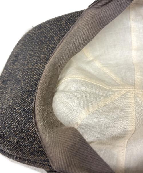 NIGEL CABOURN（ナイジェルケーボン）NIGEL CABOURN (ナイジェルケーボン) ヘンプ ツイル キャスケット ブラウンの古着・服飾アイテム