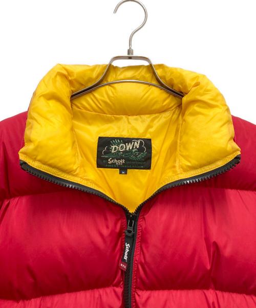 Schott（ショット）Schott (ショット) ダウンジャケット レッド サイズ:SIZE Mの古着・服飾アイテム