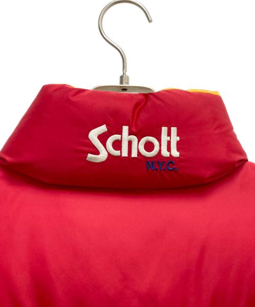 Schott（ショット）Schott (ショット) ダウンジャケット レッド サイズ:SIZE Mの古着・服飾アイテム