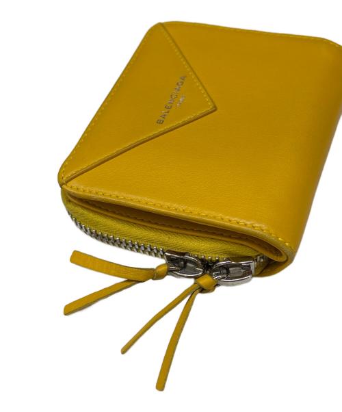 BALENCIAGA（バレンシアガ）BALENCIAGA (バレンシアガ) 2つ折り財布 イエローの古着・服飾アイテム